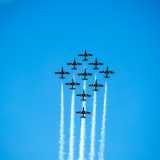 4) l�attesissima esibizione della Pattuglia acrobatica nazionale delle �Frecce Tricolori� foto 4